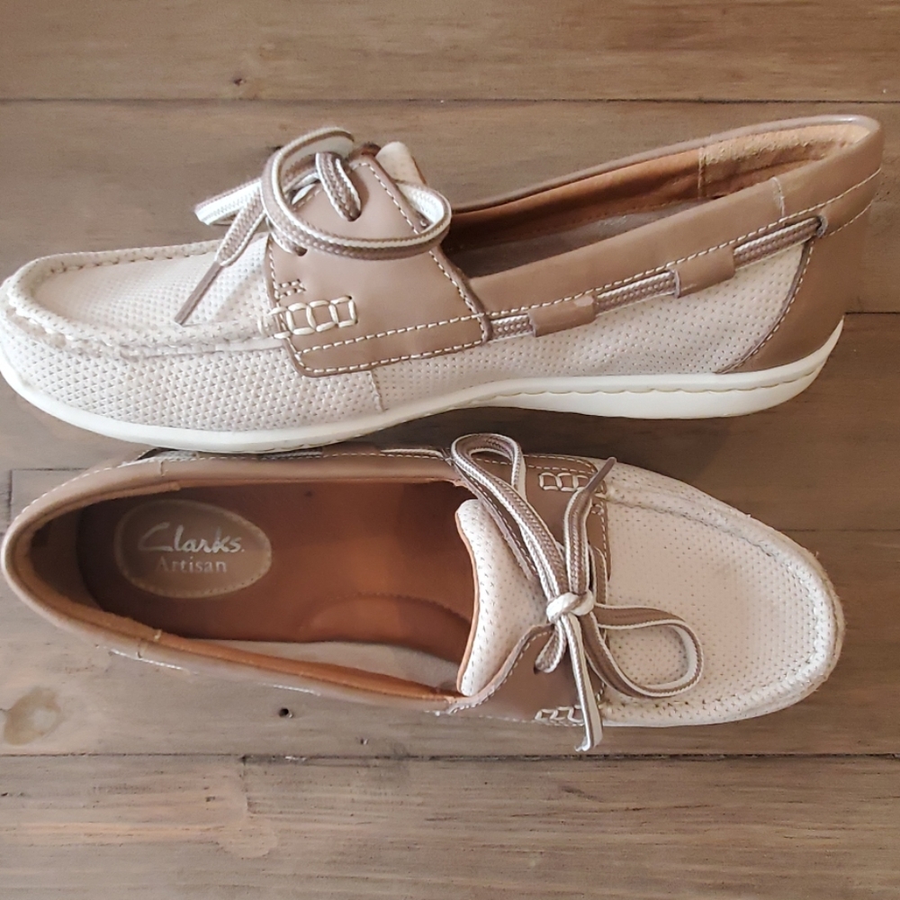 Clark's loafers